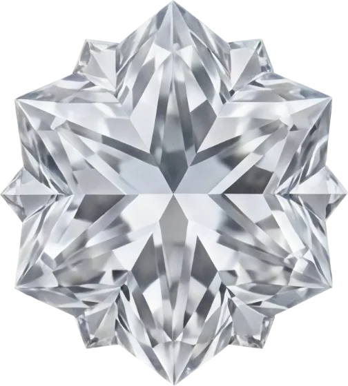 Nakshatra, a single diamond cut into a many-pointed star